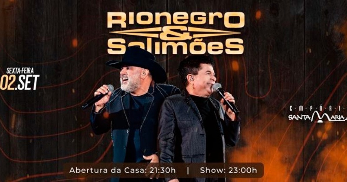 Festa do Peão de Restinga começa no dia 21 e tem shows como de Rio Negro &  Solimões e Emílio & Eduardo - F3 Notícias