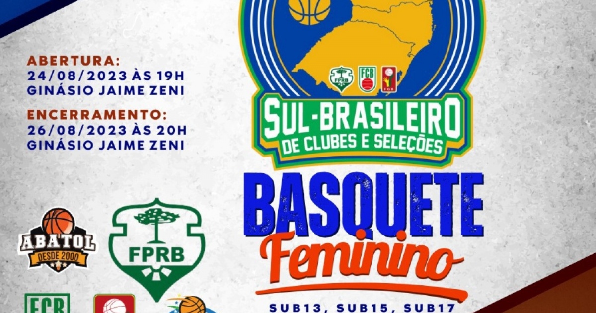 Basquete feminino de SC vence o Sub-17 do Sul-Brasileiro de Seleções