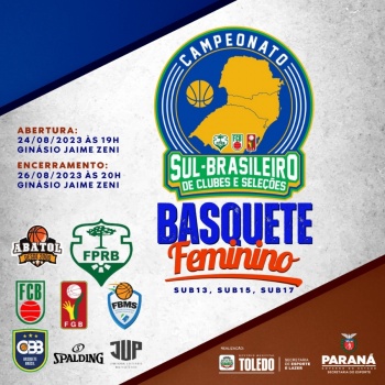 Basquete feminino de SC vence o Sub-17 do Sul-Brasileiro de Seleções